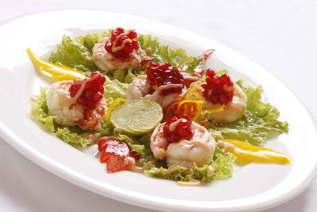 Heritage Madurai Ngoại thất bức ảnh A salad of scallops